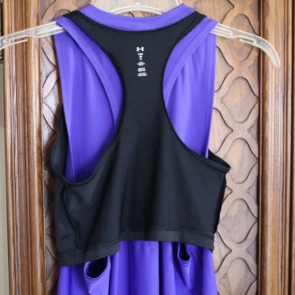 SOLD Under Armour Heat Gear 2-in-1 Muscle Tank Style #1298832 - Picture 11 of 15